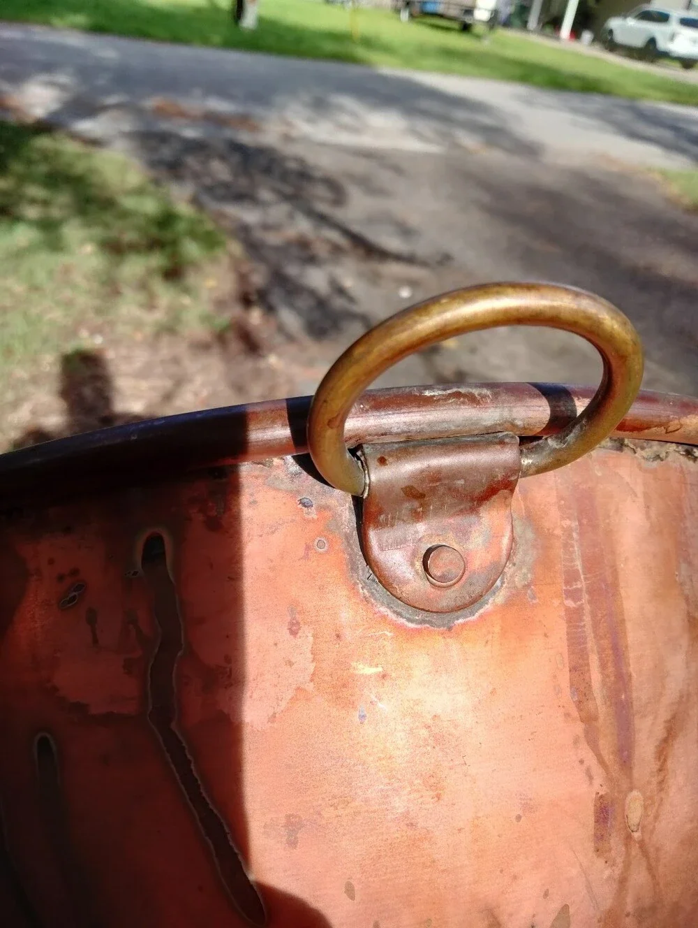 Vintage/Antique French Copper Mixing Bowl